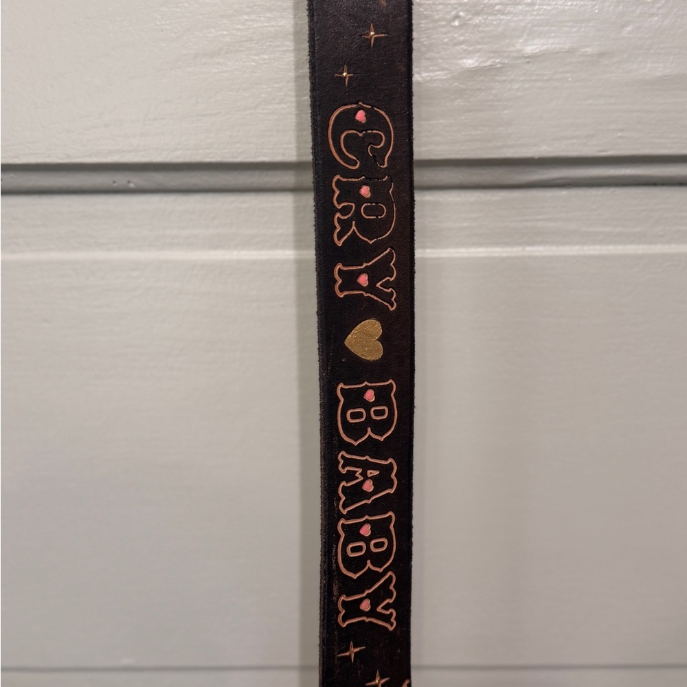 Sterling Trading Co. Custom ‘Cry Baby’ leather belt
